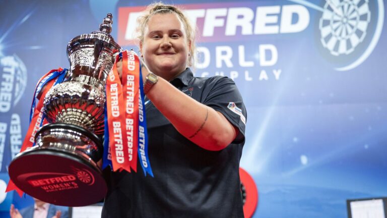 Women’s World Matchplay: Beau Greaves proves too good for Fallon Sherrock to retain title in Blackpool | Darts News