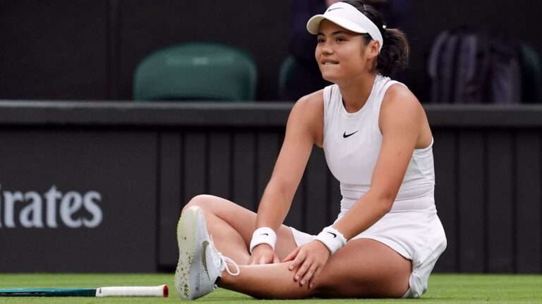 Emma Raducanu: Brit tumbles out of Wimbledon at hands of qualifier Lulu Sun | Tennis News