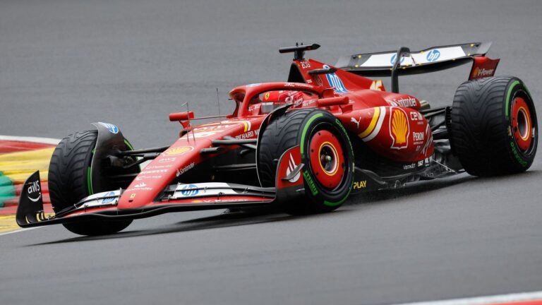 Belgian GP: Max Verstappen fastest but Charles Leclerc takes shock pole at Spa-Francorchamps from Sergio Perez | F1 News