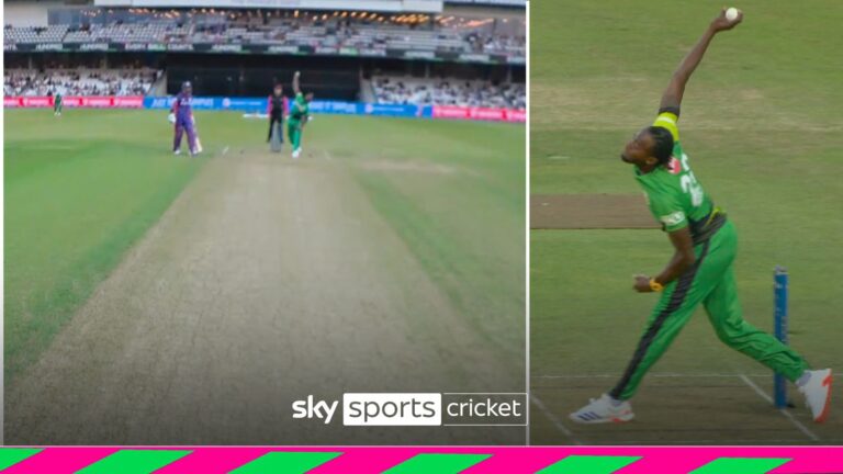 HELMET CAM | What's it like to face Jofra Archer bowling at 91mph?