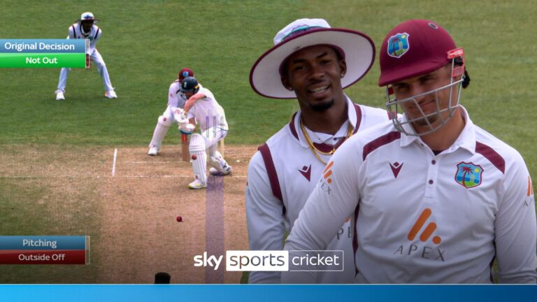 ‘That wasn’t me!’ | West Indies see funny side after lbw review fails!