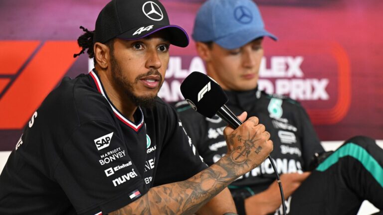 George Russell: Lewis Hamilton ‘feels’ for Mercedes team-mate after Belgian GP victory disqualification | F1 News