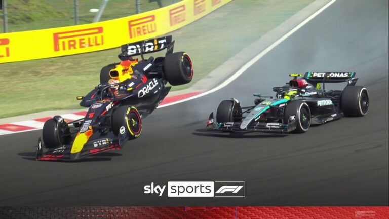 Verstappen and Hamilton collide! | 'I think there's some words coming!!'