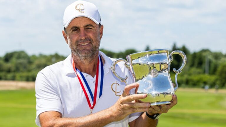 US Senior Open: England’s Richard Bland wins second consecutive major on fourth play-off hole | Golf News