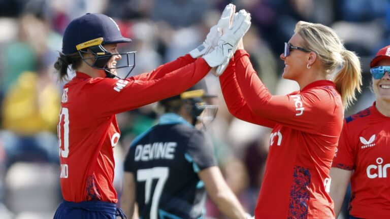 England vs New Zealand: Sarah Glenn stars as spin proves pivotal in 59-run opening T20I victory | Cricket News