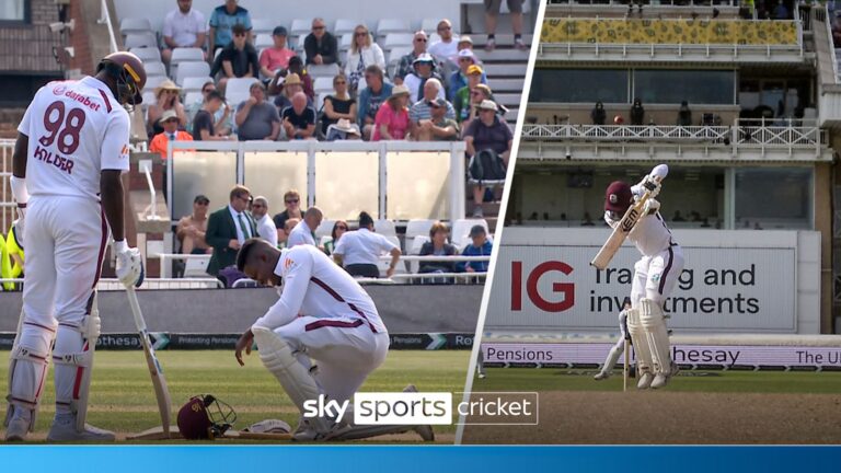 A painful dismissal… literally! Wood's brutal bouncer sees off Sinclair