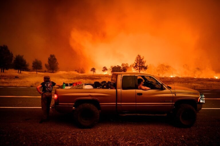 Evacuations, destruction as California’s largest fire of year rages