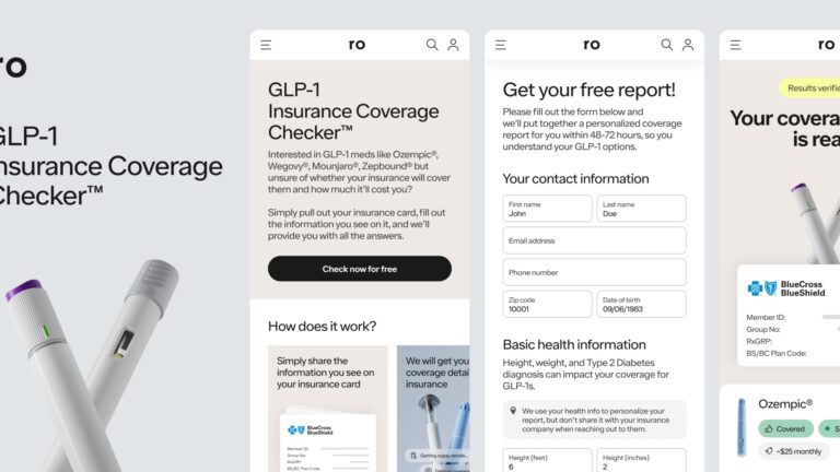 Ro launches GLP-1 insurance coverage checker