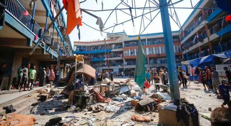 Gaza: Israeli airstrike hits UNRWA school sheltering displaced people