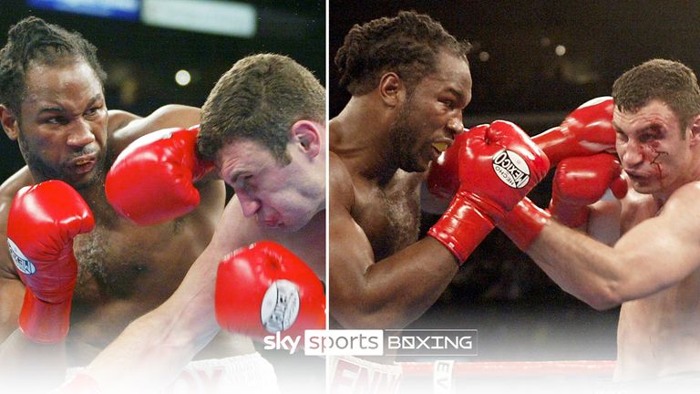 lewis v Klitschko on this day