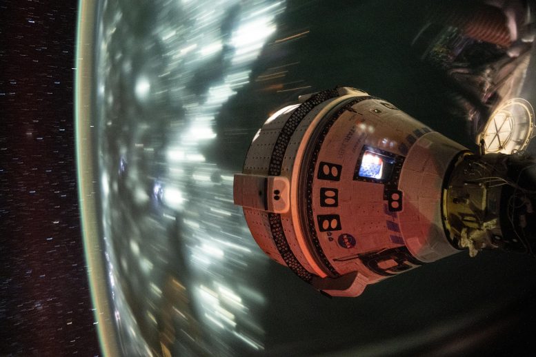 Boeing Starliner Spacecraft Docked to the International Space Station