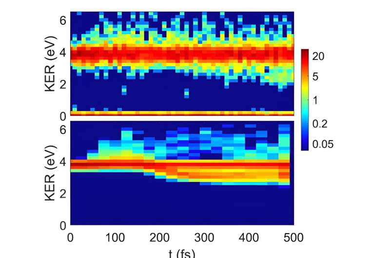 Scientists discover unexpected behavior in dimers of CO₂ molecules after ionization  