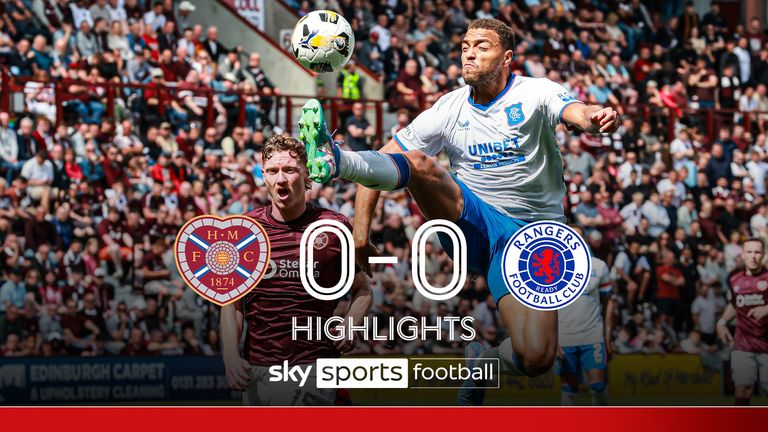 Hearts v Rangers highlights