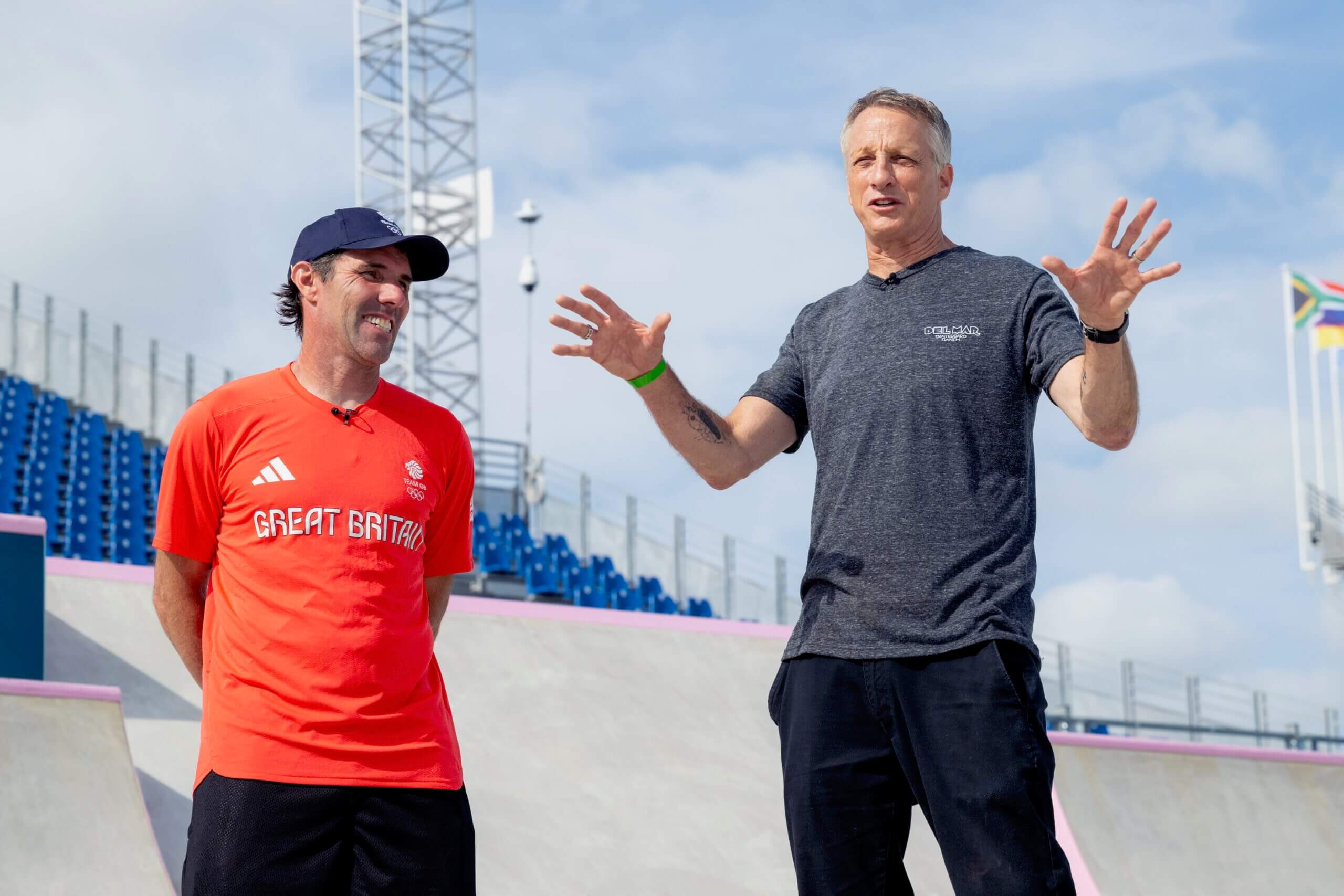 Andy Macdonald and Tony Hawk