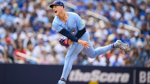 Jays pitcher Bowden Francis loses no-hit bid in 9th inning in win over Angels