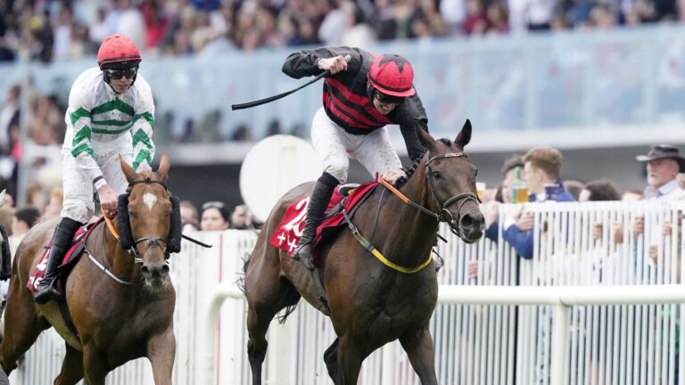 Galway Plate: Pinkerton pounces late for victory under Donagh Meyler at Galway Festival | Racing News