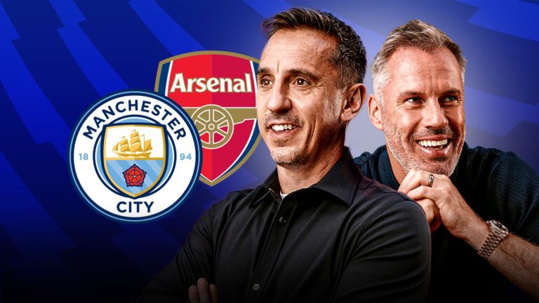 Arsenal or Manchester City for the Premier League title? Jamie Carragher and Gary Neville assess the challengers | Football News