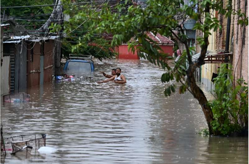 Large swathes of eastern and central Nepal have been inundated since Friday with flash floods reported in several rivers and extensive damage to the country's highways