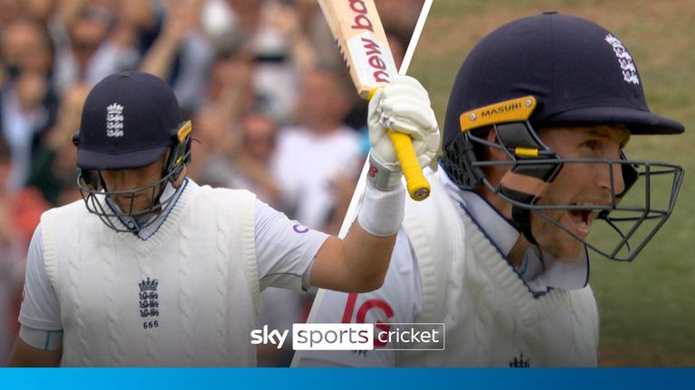 Watch the moment Joe Root makes history hitting his 34th Test 100, taking him to the most England centuries of all time.