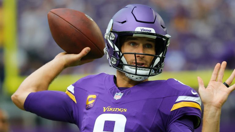 Minnesota Vikings quarterback Kirk Cousins