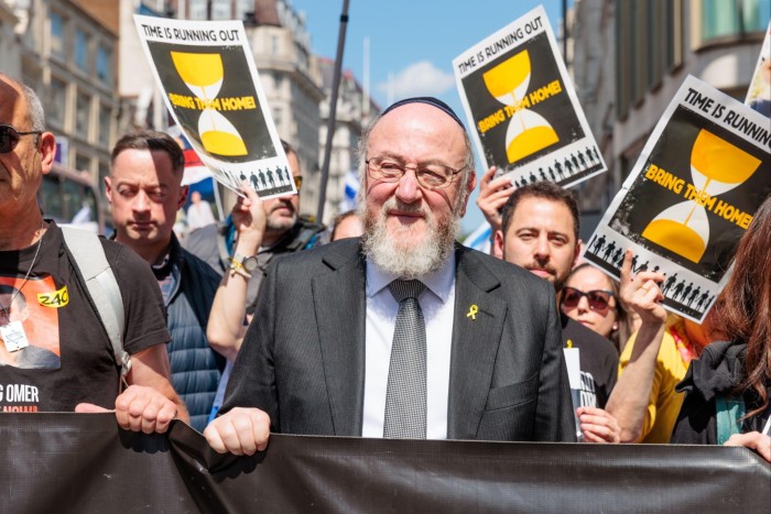 UK chief rabbi Sir Ephraim Mirvis