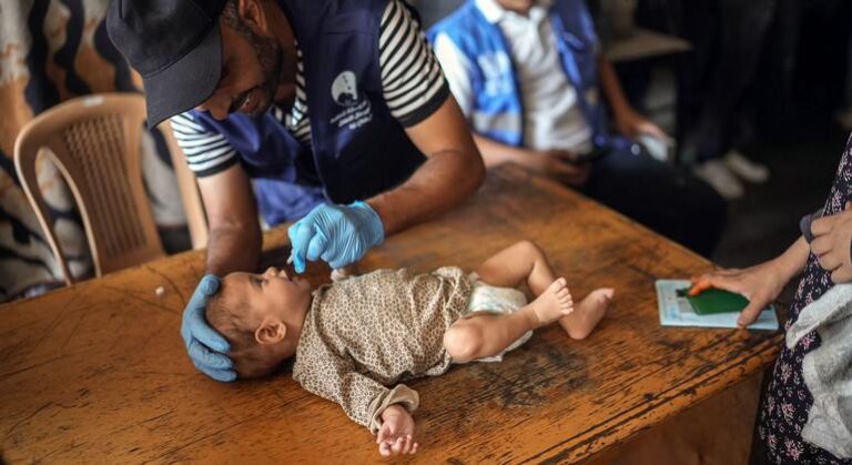 Gaza: Polio vaccination campaign moves to southern areas