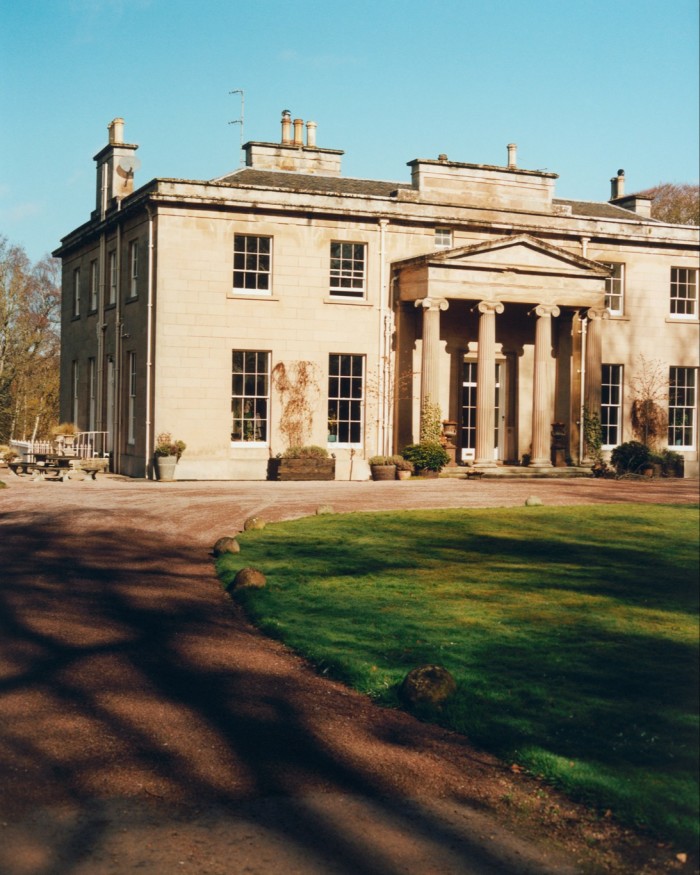 The Georgian exterior of the 10-bedroom Boath House hotel