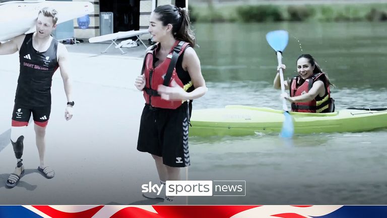 Sky Sports&#39; Miriam Khan-Walker meets Team GB&#39;s Paralympic canoeist Rob Oliver as she has go on water in a canoe and talks about his hopes a medal at Paris 2024.  