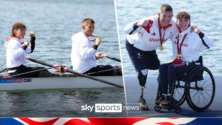 Lauren Rowles shares how it feels to win three successive Paralympic rowing gold medals.