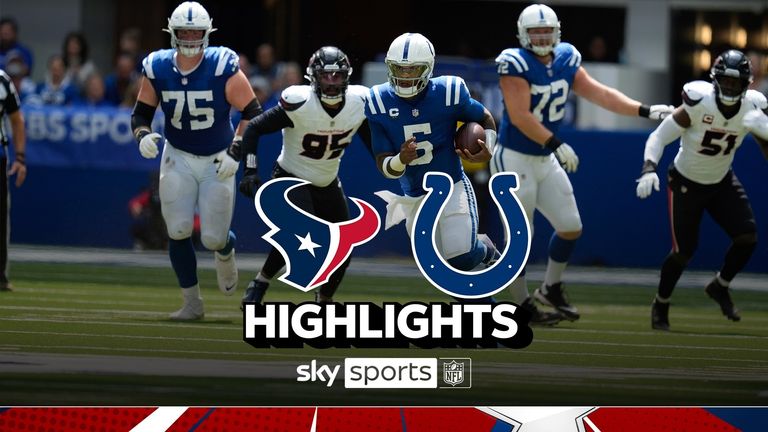 Highlights of the Houston Texans against the Indianapolis Colts from Week 1 of the NFL.