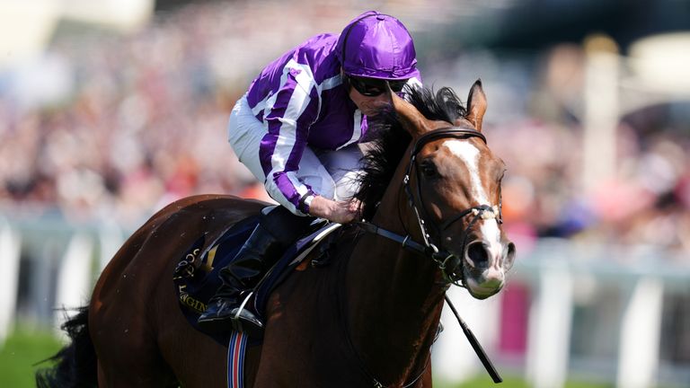 Illinois in winning action at Royal Ascot under Ryan Moore