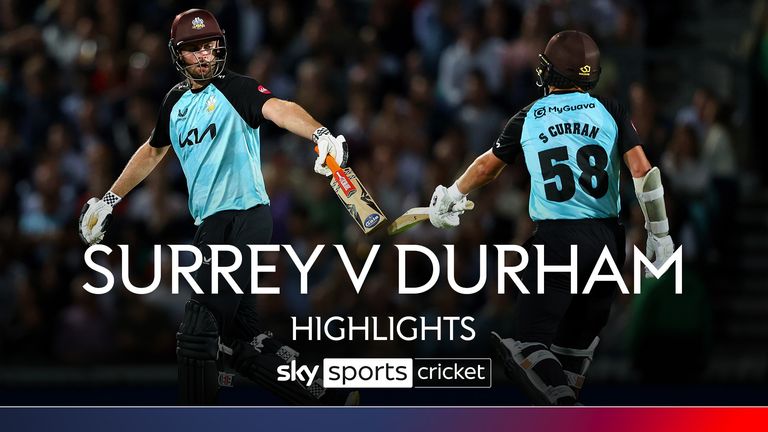 T20 Blast highlights: Surrey v Durham