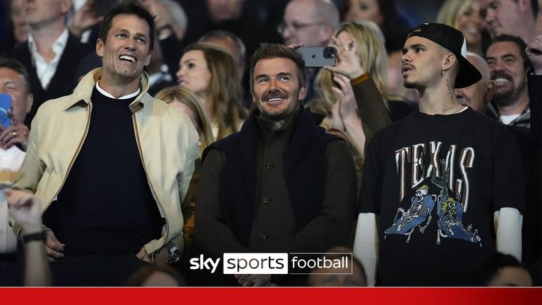 David Beckham, Tom Brady, Rob McElhenney and Gary Neville were all in attendance for Wrexham&#39;s League One game against Birmingham City.