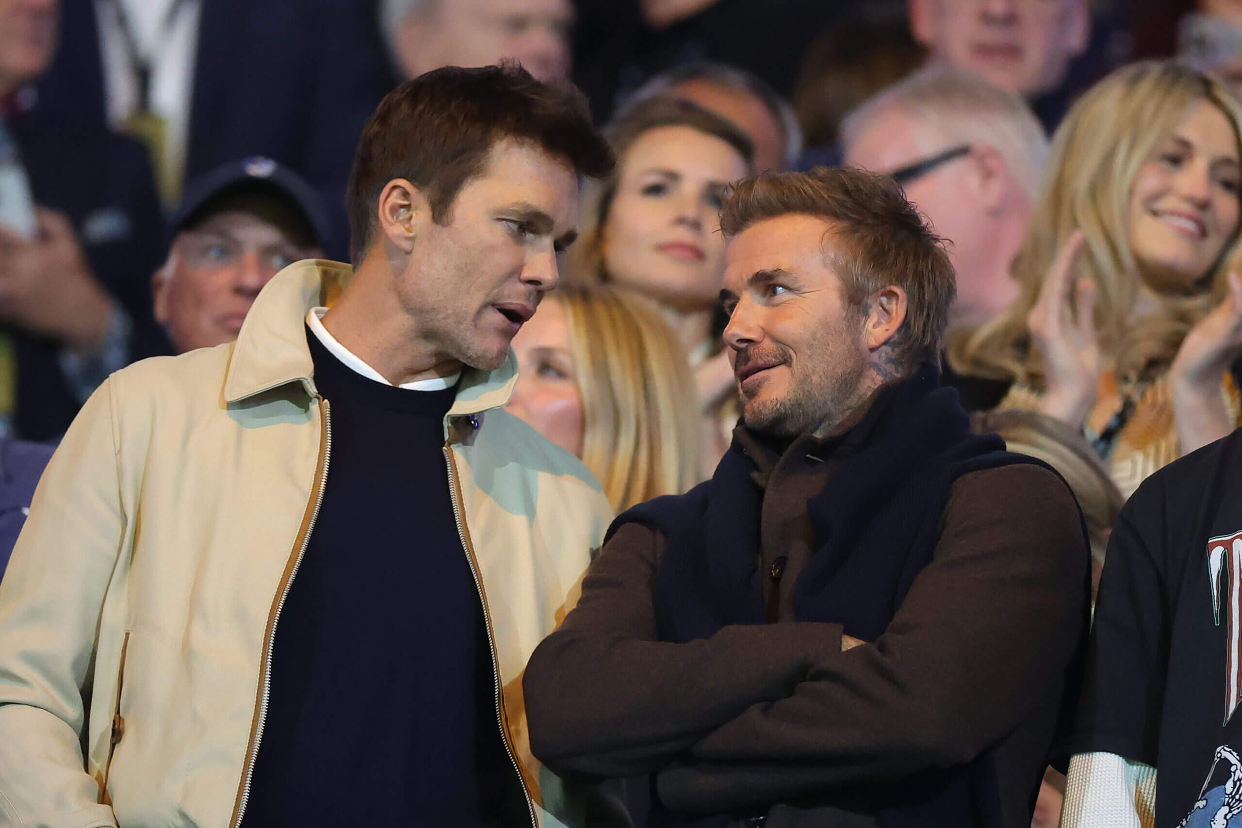 David Beckham, Tom Brady