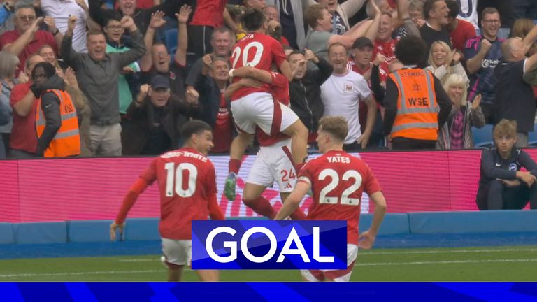 Sosa scores for Forest at Brighton