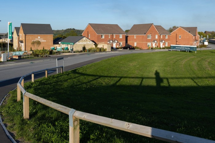 The Jubilee Gardens housing development built by Persimmon Homes in Warminster