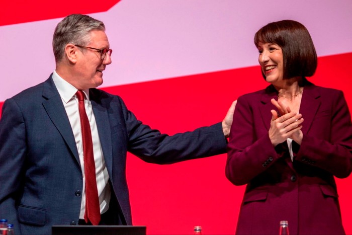 Prime Minister Sir Keir Starmer with chancellor Rachel Reeves