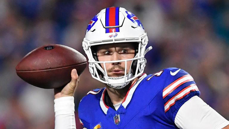 Buffalo Bills quarterback Josh Allen 