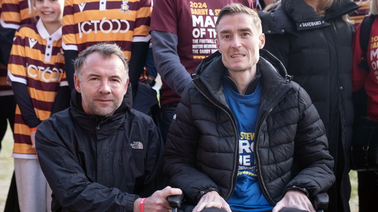 Stewart has supported fellow footballer Steven Darby, who was also diagnosed with MND in 2018. In 2023 the pair completed a 178-mile round trip from Anfield to Valley Parade to raise money for the Darby Rimmer MND foundation