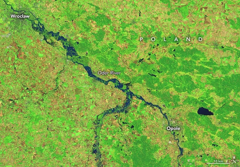 Oder River Poland September 20 2024 Annotated