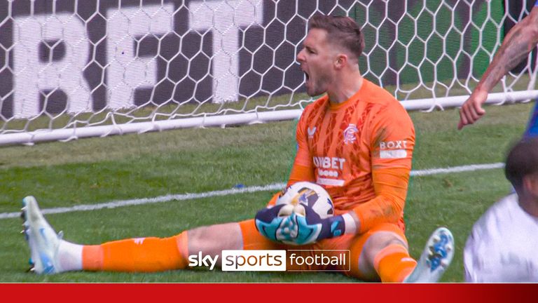 Butland saves a penalty for Rangers