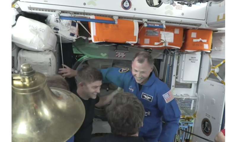 Stuck NASA astronauts welcome SpaceX capsule that'll bring them home next year