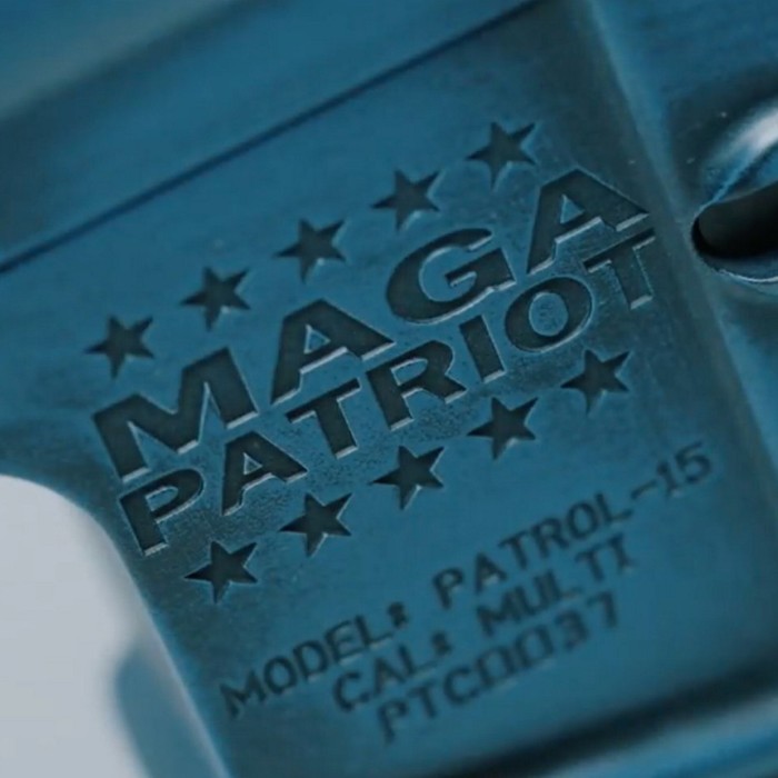 Detail on the MAGA Patriot AR-15