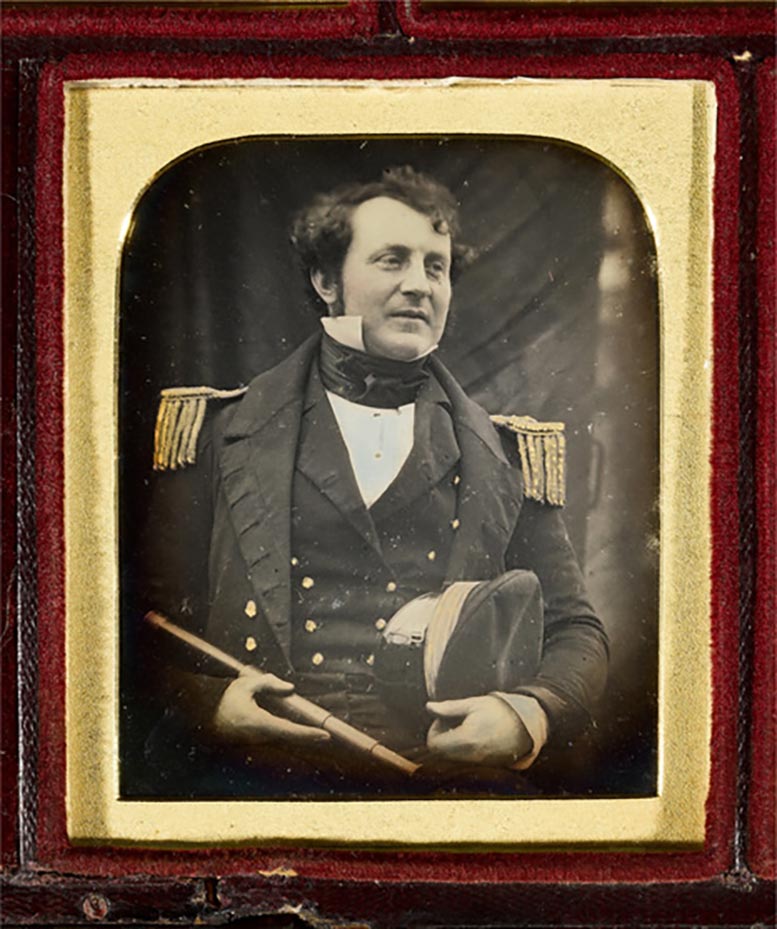 Daguerreotype of James Fitzjames