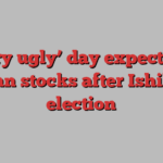 A ‘very ugly’ day expected for Japan stocks after Ishiba’s election