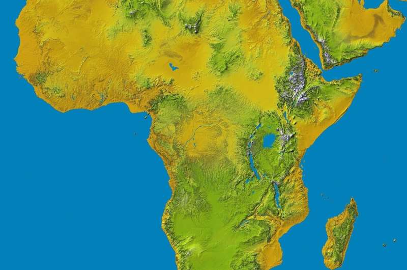 africa map