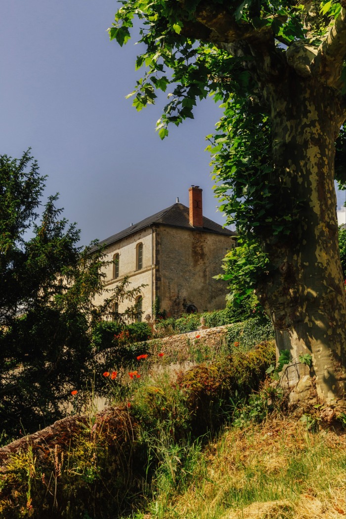 The 19th-century Ancienne École in the village of Argenton-Château