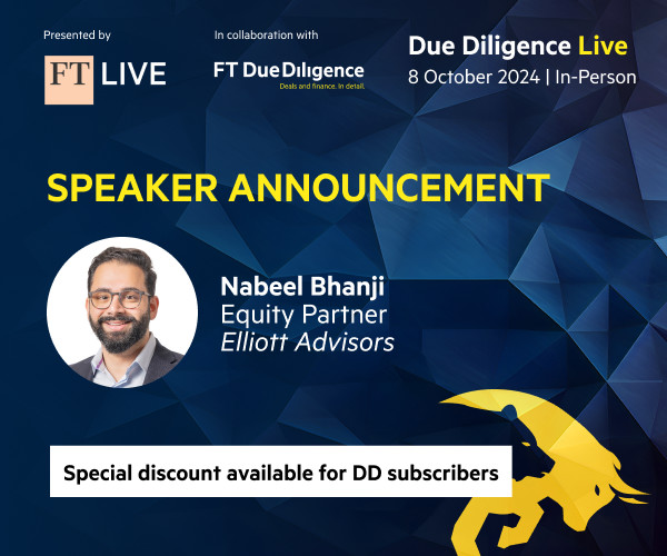 Due Diligence live event ad 