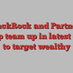 BlackRock and Partners Group team up in latest effort to target wealthy