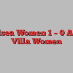 Chelsea Women 1 – 0 Aston Villa Women